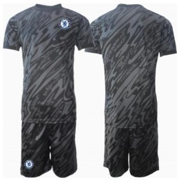 Chelsea Keeper Uit tenue Kids 2024-25 Korte Mouw (+ Korte broeken)